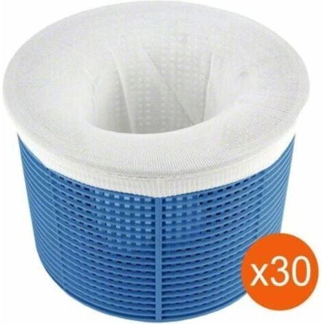Packung mit 30 hochwertigen Einweg-Skimmersocken für Pool- und Spa-Körbe (1/4)