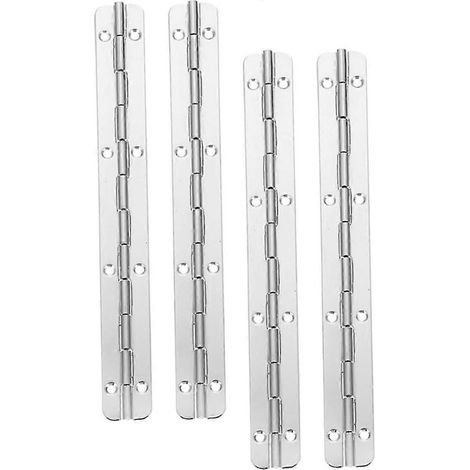 SHINEOFI Lot de 4 charnières longues et robustes en acier pour armoires et (1/5)