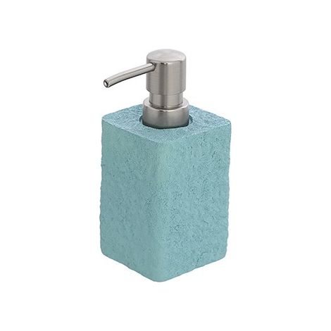 Dispenser sapone bagno in poliresina acqua marina effetto pietra Linea Sabbia Feridras