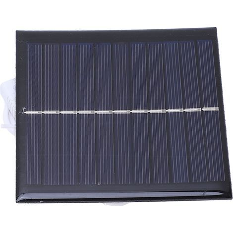 Tragbares 1-W-5,5-V-Solarpanel, umweltfreundliches Ladegerät für Wandern, Camping, Reisen und zum Aufladen über USB im Freien (1/5)