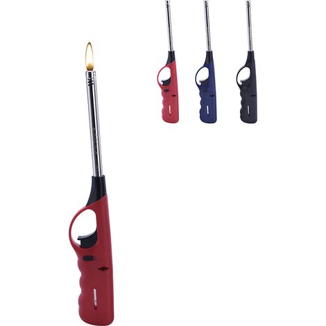 Polyflame 1 pz accendino da cucina accendigas a gas gpl fiamma ricaricabile cm 26,5 canna lunga (1/2)