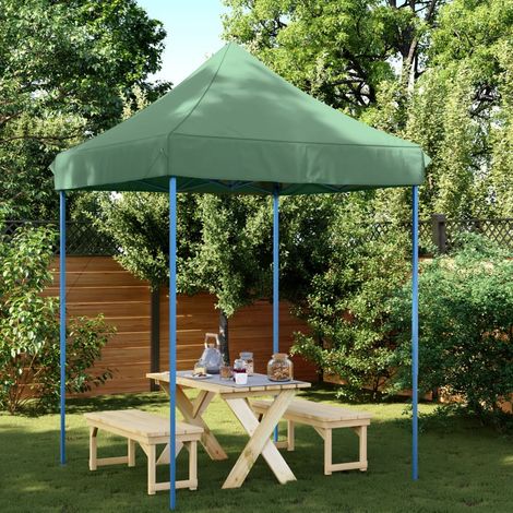 Partyzelt Faltbar Pop-Up Grün 200x200x306 cm (1/5)