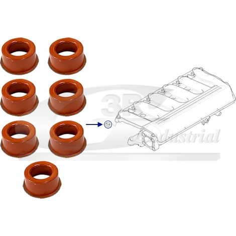3RG 85101 CASQUILLO ADMISIÃƒâ€œN (7PCS)