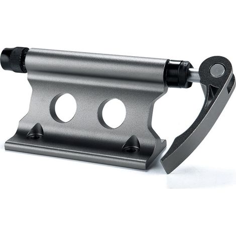 Support de Roue Avant de vélo de Montagne Bloc de vélo Support de Fourche Support de Fourche de vélo pour Fournitures de Voyage en Plein air (Argent) (1/4)