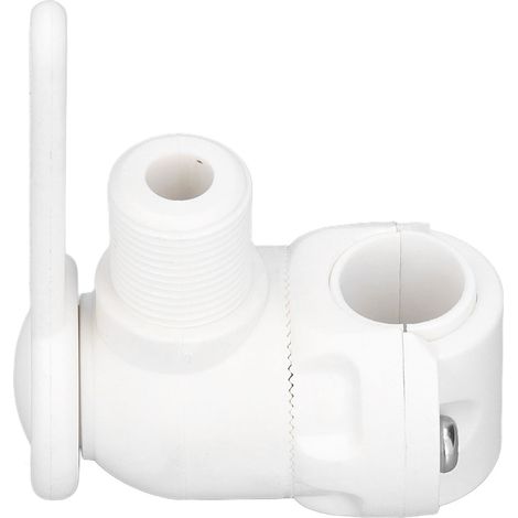 Antenne VHF marine fixation à cliquet réglable support ABS pour rail ou pont accessoire blanc (1/5)