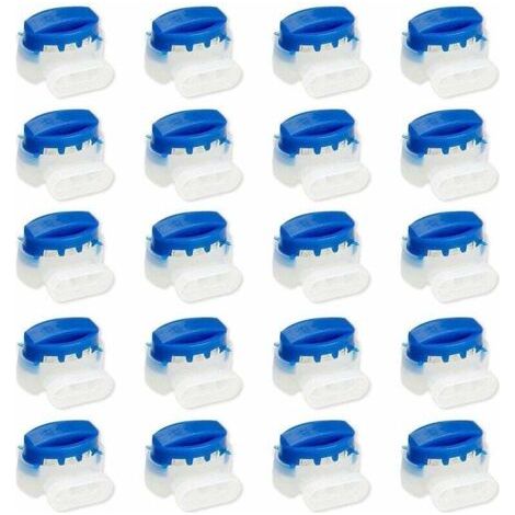 connecteur de câbles, Connecteurs de câble remplis de gel ou graisse, résiste à l’eau et aux intempéries, Parfait pour jardin & extérieur et tondeuse robot et Voiture Mower (20 pcs) (1/4)