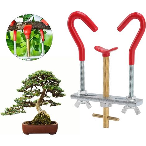 Cintreur de Branches Anti-Dérapage en Acier Carbone pour Bonsaï - Outil de Formage Réglable pour Troncs d'Arbres (1/5)
