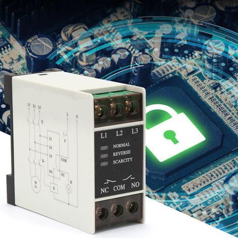 Relais de protection de phase triphasé miniature TG30S 220-440 V CA (1/5)