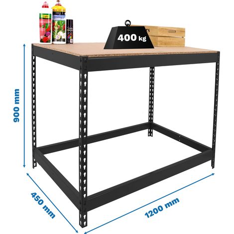 Simonrack Banco da lavoro robusto finitura antracite 15 kg