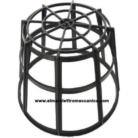 gabbia porta conico 40 cm per aspiratori industriali autolavaggio car wash