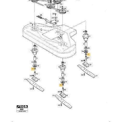 DISTANZIALE ORIGINALE STIGA - 1134-3725-02