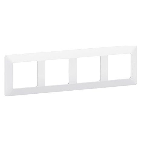 LEGRAND 4 VOIES CADRE VALENA BLANC 754004