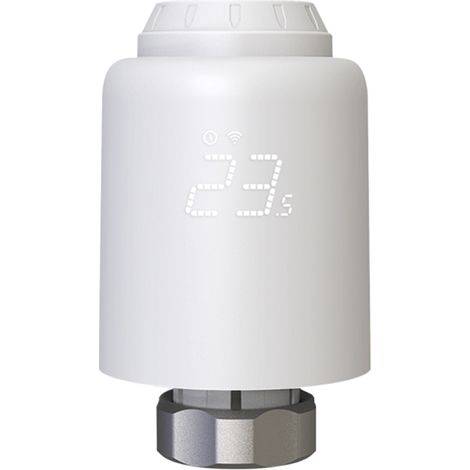 Robinets thermostatiques Tuya WiFi pour radiateurs, contrôle intelligent sans fil via application mobile, thermostat de chauffage domestique, régulateur de température, thermostat de radiateur compati (1/5)