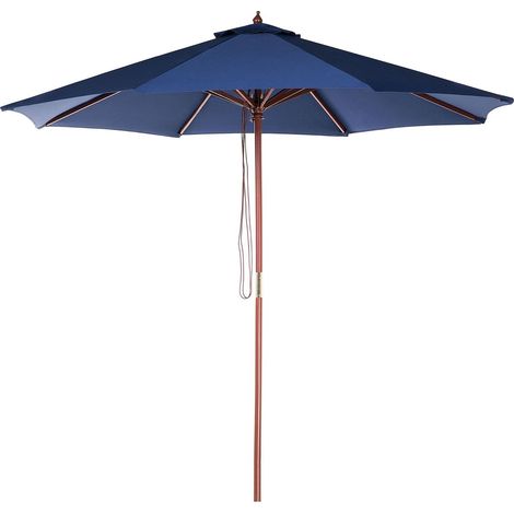 Market Parasol 270 cm TOSCANA Navy Blue