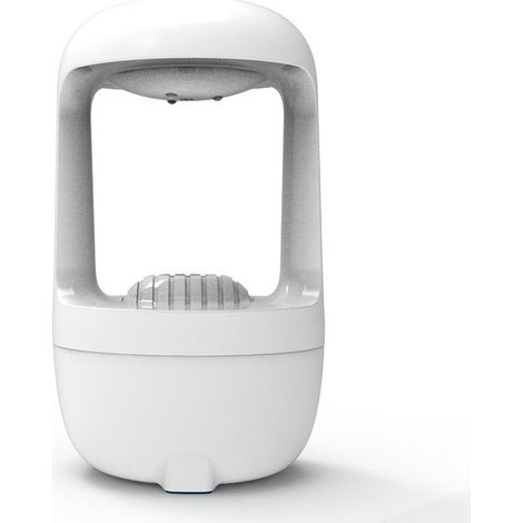 Humidificateur d'air blanc, humidificateur à goutte d'eau antigravité, veilleuse créative pour la maison, brumisateur grande capacité (1/3)