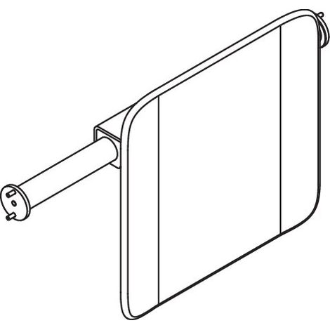 HEWI 900.51.906XA 98 Appui dorsal (BS), Sys 900, sur SK- (1/2)