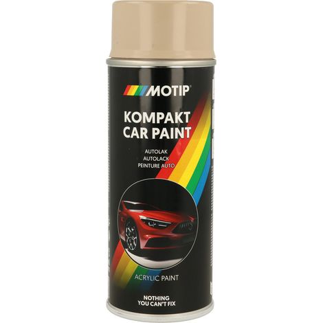 PEINTURE ACRYLIQUE KOMPAKT 46450 BEIGE BRILLANT 400ML MOTIP