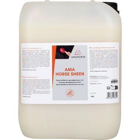 Ama horse sheen lozione lucidante sgrovigliante per cavalli 10 lt