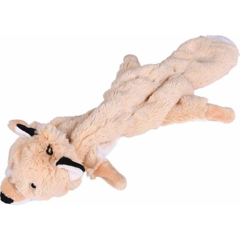 chien en peluche renard plat