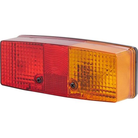 Fanale posteriore destro alogeno. 3 funzioni. Lampadina P21W/R10W. Omologato ECE. Per veicoli agricoli. (1/5)