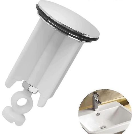 Bouchon de lavabo 2024, bonde de vidange escamotable de 40 mm, réglable en hauteur, pour lavabo et bidet de salle de bain NEHXV