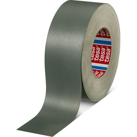 Ruban adhésif toilé 4657 Tesa, Gris, Tissu avec revêtement en acrylique, 38mm x 50m, 4,6 N/cm ( Prix pour Paquet de 24 )