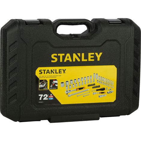 Stanley STMT82831-1 Set Chiavi a Bussola 72 Pezzi 1/4" e 1/2" Professionale (1/4)