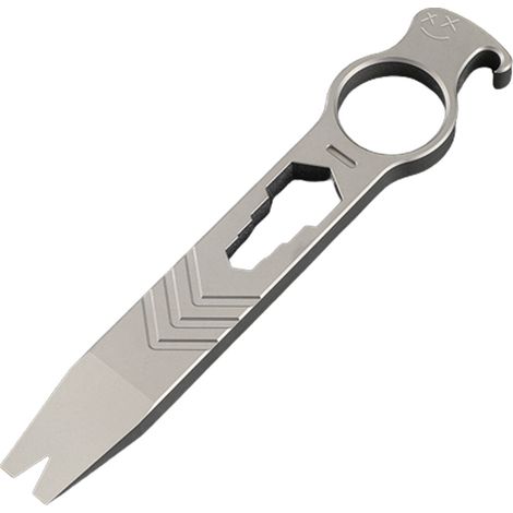 Crowbar - Titanium Alloy - 140 X 28 X 8 Mm - Multi-Function Pry Tool For Opening Bottles And Light Demolition - 1 Piece (1/5)
