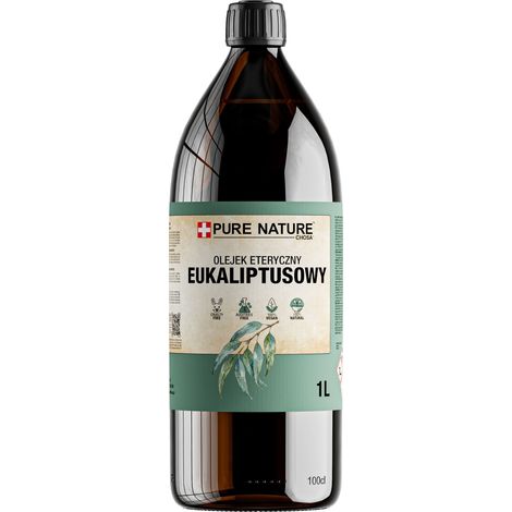 Huile essentielle Eucalyptus - 1 L - Parfum rafraîchissant - Bien-être naturel