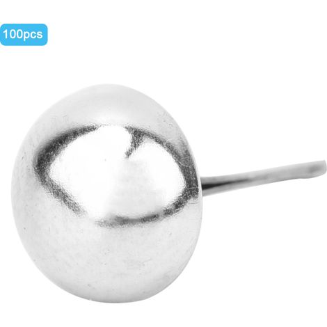 100 Clous Champignon Double Pointe pour Maroquinerie DIY, Rivets de Sac à Main en Cuir, Lot de 100 Pièces (1/5)