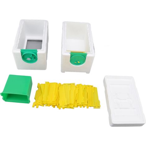 Boîte d'élevage de reines à double couche, structure en mousse, outil apicole, matériel apicole - AquaForge (1/5)