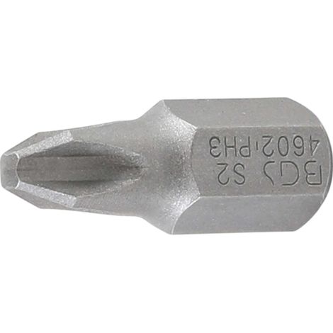 Bit Länge 30 mm Antrieb Außensechskant 10 mm (3/8") Kreuzschlitz PH3
