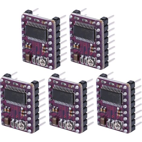 DRV8825 Schrittmotortreibermodul, 5 Stück, 4-lagige Leiterplatte, 3D-Druckerzubehör, CNC-Treiber (1/5)