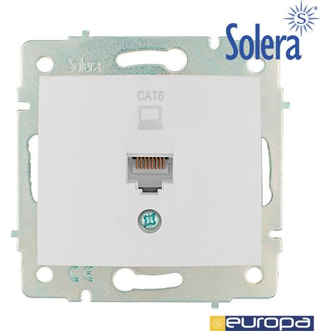 Presa dati RJ45 Cat6 Serie Europa Solera ERP88
