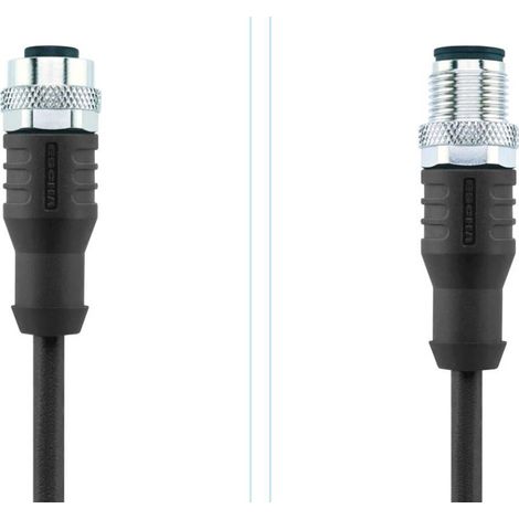 Escha M12 cable de conexión 5 metros 8 polos