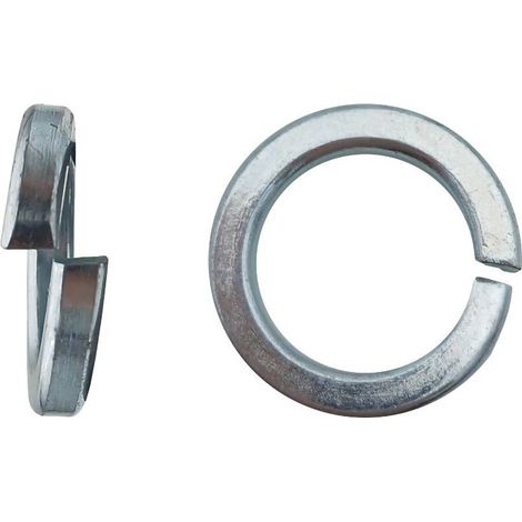 100 Rondelles Grower M18 mm - NFE 25515 - Zingué blanc - D-Work