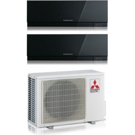 Mitsubishi Electric – Climatiseur réversible 7000+15000 Btu – Efficacité A++ – Wi-Fi intégré – R-32 – Unité intérieure silencieuse – Pour espaces jusqu'à 130m3 - MXZ-2F53VF