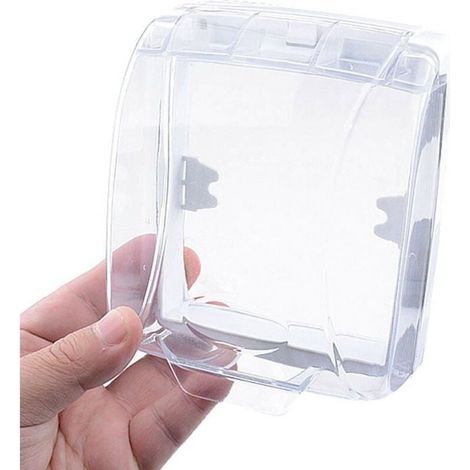 Couvercle Étanche pour Bouton de Sonnette, Housse de Protection Transparente, Protection Sonnette Exterieur Pluie