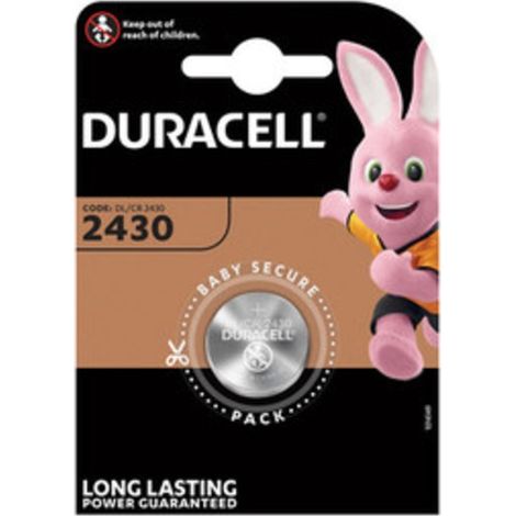 DURACELL BATTERIA A BOTTONE CR2430 BL 1 PZ