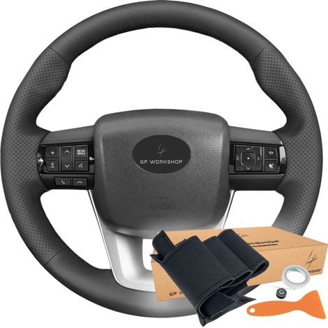 Rivestimento per volante per Toyota Fortuner 2016-2019 e Hilux 2015-2019 (1/5)