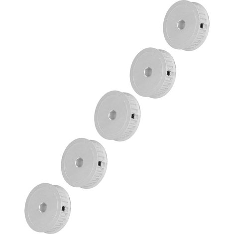 5 poulies de distribution synchrones 24 dents, noyau hexagonal de 8 mm, pas de 5 mm pour HTD 5414‑4008‑0024 (1/5)