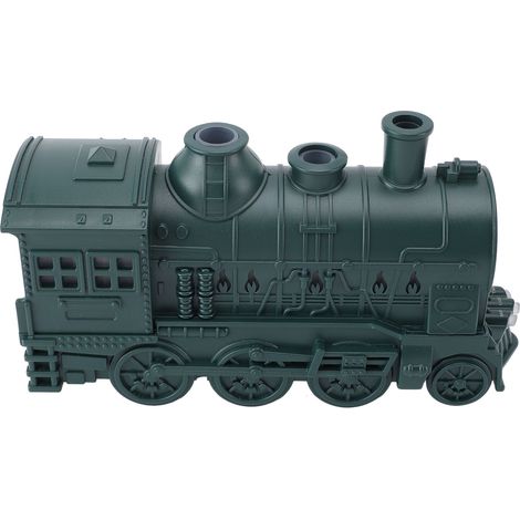 Humidificateur diffuseur d'arômes brume fraîche 300 ml forme train 2 modes lumière avec télécommande timer chambre bureau sur table (1/5)