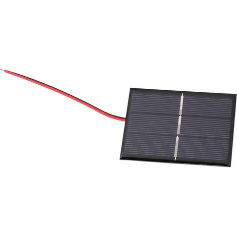 Panneau solaire polycristallin, 2 pièces, panneau de batterie à économie d'énergie pour lumières, ventilateurs, pompes à eau, lampadaires