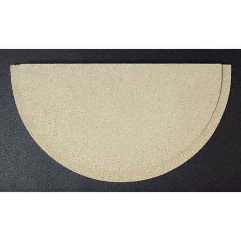 Déflecteur pour poêles à cheminée Faro de Justus - vermiculite - dimensions d'encastrement parfaitement adaptées (1/3)