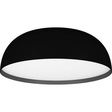 Plafoniera Minimal Tollos-Z Alluminio Nero 3 Luci Led Integrato 7,5W (1/2)