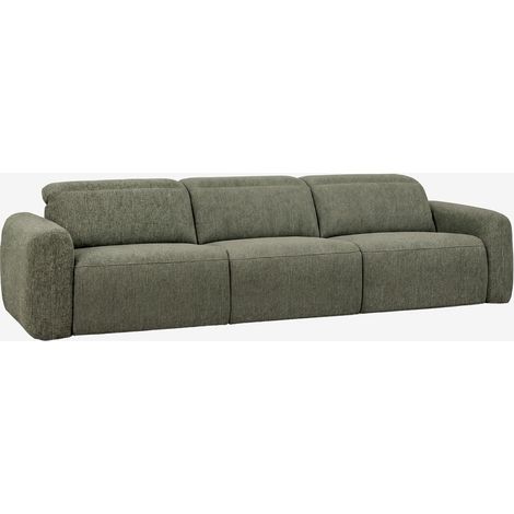 SKLUM Elektrisches 3-Sitzer-Sofa mit verstellbarer Rückenlehne, bezogen mit Stoff Peggy (1/5)