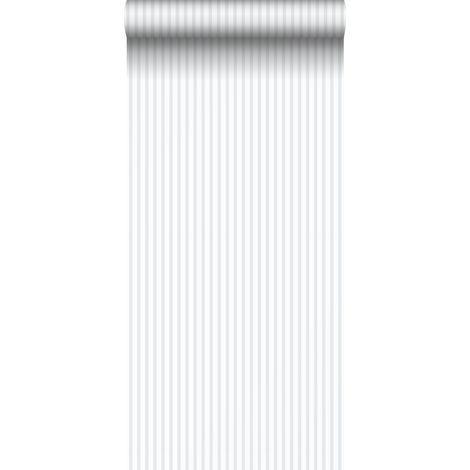 papier peint à rayures gris et blanc - Sanders & Sanders (1/4)
