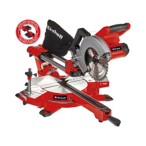 Einhell Ingletadora telescópica TE-SM 36/210 Li-Solo Power X-Change (36 V, iones de litio, Ø210x Ø30 mm hoja, función de tracción de marcha suave, láser de línea de corte, sin batería y cargador) (1/5)