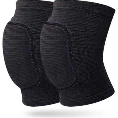 Lot de 2 genouillères de danse, sport élastiques unisexes, pour enfants et adultes danse, football, jogging, yoga.M