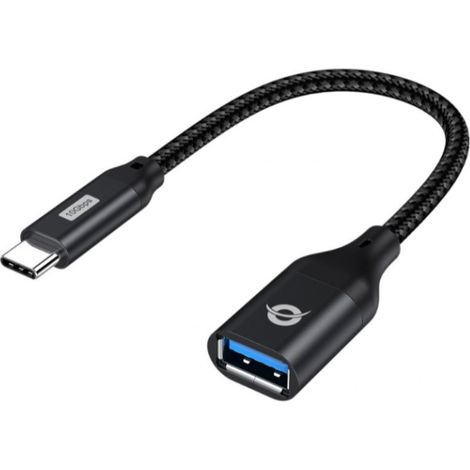 Conceptronic ABBY18B - Adaptateur OTG USB-C vers USB-A of 10 Gbps, USB 3.2 Gen 2